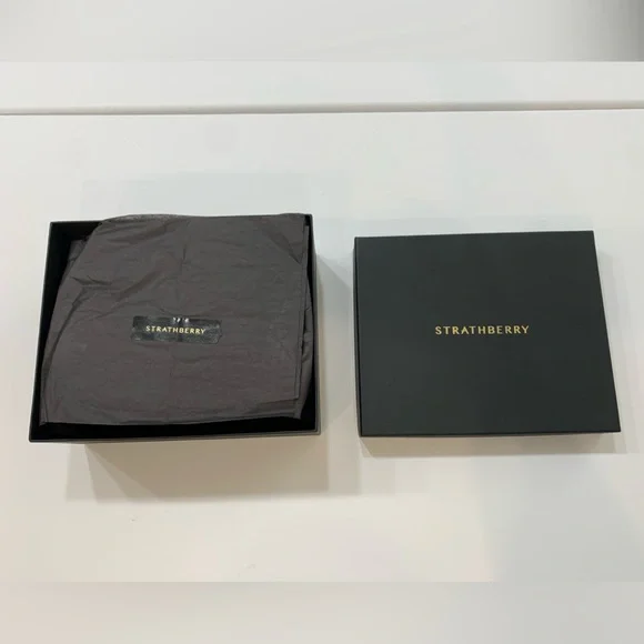 Rare Strathberry East West Mini - Black/Vanilla/Gold - Picture 16 of 16